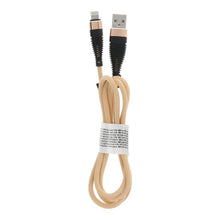 Заредете изображение във визуализатора на галерията – кабел usb for iPhone lightning 8-pin c170 gold 1 meter - TopMag
