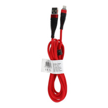 Заредете изображение във визуализатора на галерията – кабел usb for iPhone lightning 8-pin c170 red 2 meter - TopMag
