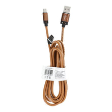 Заредете изображение във визуализатора на галерията – кабел usb - micro leather c184 light brown 2 meter - TopMag
