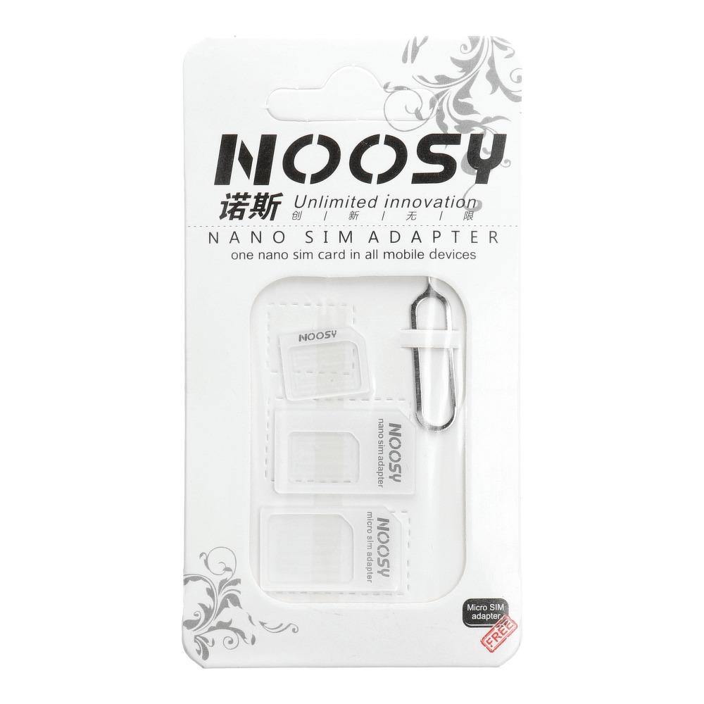 Adapters nano sim/micro, micro sim and nano/sim (noosy 3in1) white - TopMag