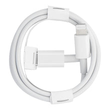 Заредете изображение във визуализатора на галерията – Кабел type c към iphone lightning 8-pin power delivery pd18w 2a c973 бял 1 метър - TopMag
