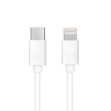 Заредете изображение във визуализатора на галерията – Кабел type c към iphone lightning 8-pin power delivery pd18w 2a c973 бял 1 метър - TopMag
