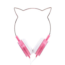 Заредете изображение във визуализатора на галерията – Headphones cat ear model ylfs-22 jack 3,5mm pink - TopMag
