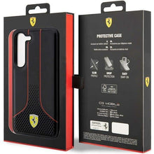 Заредете изображение във визуализатора на галерията – Ferrari FEHCS23MPCSK S23+ S916 black/black hardcase Perforated 296 P
