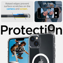 Заредете изображение във визуализатора на галерията – Spigen ultra hybrid mag гръб за iphone 14 white - TopMag
