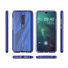 Заредете изображение във визуализатора на галерията – Spring Case clear TPU gel protective cover with colorful frame for Xiaomi Redmi 8A / Xiaomi Redmi 8 yellow - TopMag
