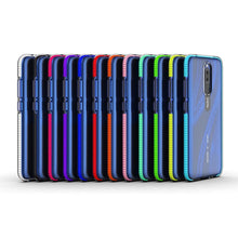 Заредете изображение във визуализатора на галерията – Spring Case clear TPU gel protective cover with colorful frame for Xiaomi Redmi 8A / Xiaomi Redmi 8 yellow - TopMag

