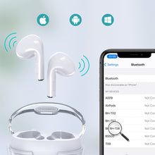 Заредете изображение във визуализатора на галерията – Choetech TWS wireless headphones with charging case white (BH-T08)
