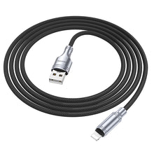 Заредете изображение във визуализатора на галерията – Borofone Cable BU40 Advantage - USB to Lightning - 2,4A 1,2 metres black
