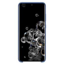 Заредете изображение във визуализатора на галерията – Silicone Case Soft Flexible Rubber Cover for Samsung Galaxy S20 Ultra dark blue - TopMag
