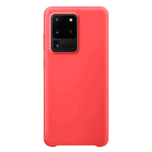 Заредете изображение във визуализатора на галерията – Silicone Case Soft Flexible Rubber Cover for Samsung Galaxy S20 Ultra red - TopMag
