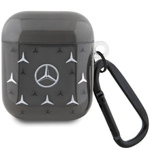 Заредете изображение във визуализатора на галерията – Original Case KARL LAGERFELD - Large Star Pattern MEA28DPMGS for AirPods 1/2 Cover - black
