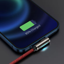 Заредете изображение във визуализатора на галерията – Baseus Legend Mobile Game Elbow Cable USB - Lightning 2,4A 1m red (CACS000109)
