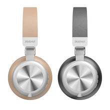 Заредете изображение във визуализатора на галерията – Dudao wireless Bluetooth headphones with micro SD card slot gold (X22 gold) - TopMag
