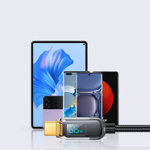 Заредете изображение във визуализатора на галерията – Joyroom USB cable - USB C 66W for fast charging and data transfer 1.2 m black (S-AC066A4)
