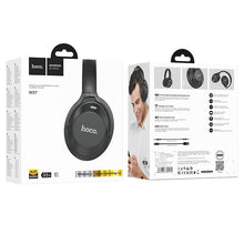 Заредете изображение във визуализатора на галерията – HOCO headset bluetooth Sound Active Noise Reduction ANC W37 ultimate black
