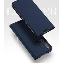 Заредете изображение във визуализатора на галерията – DUX DUCIS Skin Pro Bookcase type case for Huawei P40 Lite E blue - TopMag
