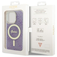 Заредете изображение във визуализатора на галерията – Guess GUHMP14LH4STU iPhone 14 Pro 6.1" purple/purple hardcase 4G MagSafe
