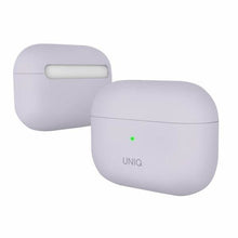 Заредете изображение във визуализатора на галерията – UNIQ etui Lino AirPods Pro Silicone lawendowy/lilac lavender - TopMag
