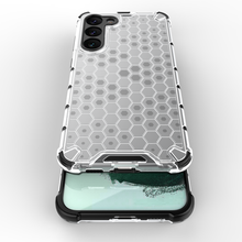 Заредете изображение във визуализатора на галерията – Honeycomb case for Samsung Galaxy S23+ armored hybrid cover transparent
