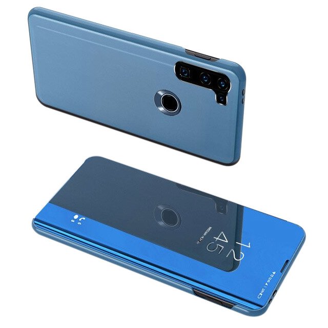 Clear View Case cover for Motorola Moto G8 Power blue - TopMag