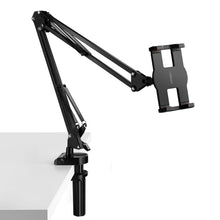 Заредете изображение във визуализатора на галерията – Ugreen holder tripod folding arm for table desk for phone tablet black-gray (50394) - TopMag
