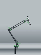 Заредете изображение във визуализатора на галерията – Ugreen holder tripod folding arm for table desk for phone tablet black-gray (50394) - TopMag
