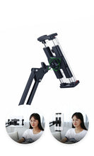 Заредете изображение във визуализатора на галерията – Ugreen holder tripod folding arm for table desk for phone tablet black-gray (50394) - TopMag
