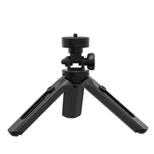 Заредете изображение във визуализатора на галерията – Mini Tripod with phone holder mount selfie stick camera GoPro holder black - TopMag
