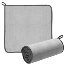 Заредете изображение във визуализатора на галерията – Baseus 2x microfiber car drying towel microfiber 40 cm x 40 cm gray (CRXCMJ-0G) - TopMag

