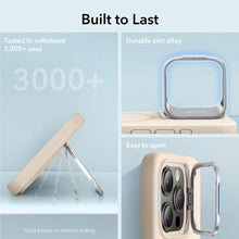 Заредете изображение във визуализатора на галерията – ESR Cloud Kickstand Halolock case with MagSafe for iPhone 15 Pro - beige

