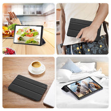 Заредете изображение във визуализатора на галерията – DUX DUCIS Domo Tablet Cover with Multi-angle Stand and Smart Sleep Function for Samsung Galaxy Tab A 8.4'' 2020 black - TopMag
