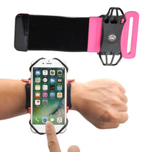 Заредете изображение във визуализатора на галерията – Universal Running Forearm Armband for 6" Smartphones rose - TopMag
