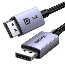 Заредете изображение във визуализатора на галерията – Ugreen DP118 DisplayPort 2.1 cable 2m - gray
