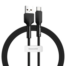 Заредете изображение във визуализатора на галерията – Baseus durable USB - USB Type C cable 3 A 1 m 480 Mbps black (CATGJ-01) - TopMag
