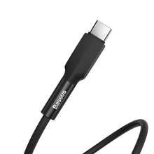 Заредете изображение във визуализатора на галерията – Baseus durable USB - USB Type C cable 3 A 1 m 480 Mbps black (CATGJ-01) - TopMag
