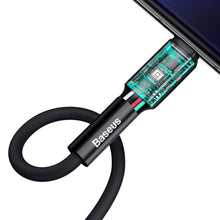 Заредете изображение във визуализатора на галерията – Baseus durable USB - USB Type C cable 3 A 1 m 480 Mbps black (CATGJ-01) - TopMag

