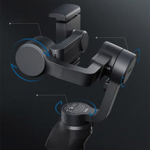 Заредете изображение във визуализатора на галерията – Baseus 3-Axis Smartphone Handheld Gimbal Stabilizer for photos and video recording iOS Android compatible Live Vlog YouTube TikTok gray (SUYT-0G) - TopMag
