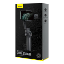 Заредете изображение във визуализатора на галерията – Baseus 3-Axis Smartphone Handheld Gimbal Stabilizer for photos and video recording iOS Android compatible Live Vlog YouTube TikTok gray (SUYT-0G) - TopMag
