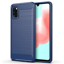 Заредете изображение във визуализатора на галерията – Carbon Case Flexible Cover TPU Case for Samsung Galaxy A41 blue - TopMag
