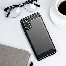 Заредете изображение във визуализатора на галерията – Carbon Case Flexible Cover TPU Case for Samsung Galaxy A41 blue - TopMag
