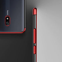 Заредете изображение във визуализатора на галерията – Clear Color Case Gel TPU Electroplating frame Cover for Xiaomi Redmi 8A blue - TopMag
