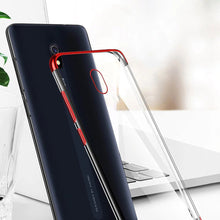Заредете изображение във визуализатора на галерията – Clear Color Case Gel TPU Electroplating frame Cover for Xiaomi Redmi 8A blue - TopMag
