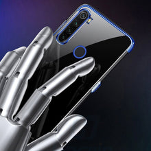Заредете изображение във визуализатора на галерията – Clear Color Case Gel TPU Electroplating frame Cover for Motorola G8 Plus blue - TopMag
