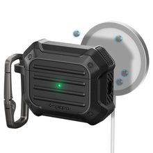 Заредете изображение във визуализатора на галерията – Spigen TOUGH ARMOR MAG MAGSAFE Apple AIRPODS PRO 1 / 2 BLACK
