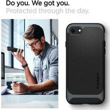 Заредете изображение във визуализатора на галерията – SPIGEN NEO HYBRID IPHONE 7/8 / SE 2022 / SE 2020 METAL SLATE - TopMag
