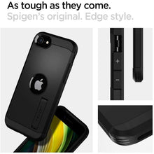 Заредете изображение във визуализатора на галерията – SPIGEN TOUGH ARMOR IPHONE SE 2022 / SE 2020 BLACK - TopMag
