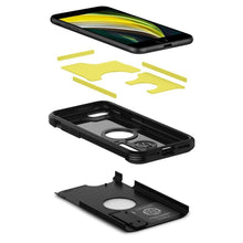 Заредете изображение във визуализатора на галерията – SPIGEN TOUGH ARMOR IPHONE SE 2022 / SE 2020 BLACK - TopMag
