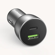 Заредете изображение във визуализатора на галерията – Ugreen car charger USB / USB Type C Quick Charge 3.0 Power Delivery 36 W 3 A gray (CD213 60980) - TopMag
