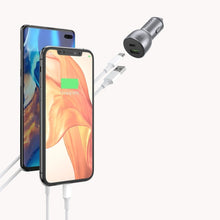 Заредете изображение във визуализатора на галерията – Ugreen car charger USB / USB Type C Quick Charge 3.0 Power Delivery 36 W 3 A gray (CD213 60980) - TopMag
